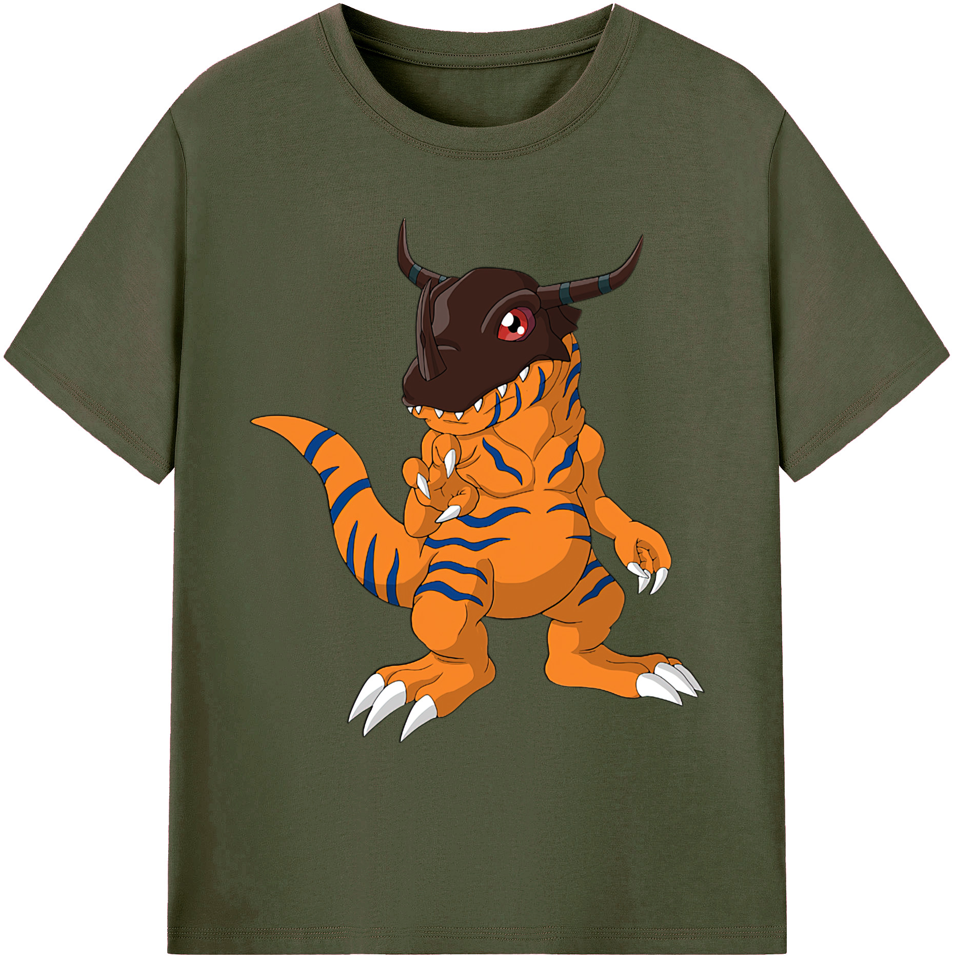（画像用） Digimon デジタルモンスター/デジモン 綿100％ メンズ半袖Tシャツ｜肌触りやわらか＆通気性